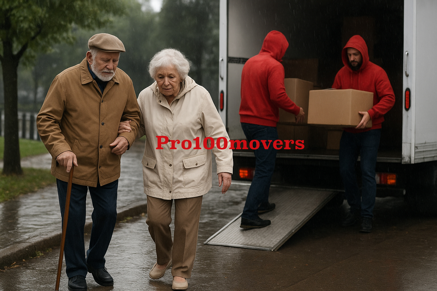 Fall Safety Tips for Seniors Moving in Wet or Leafy Conditions | Pro100Movers